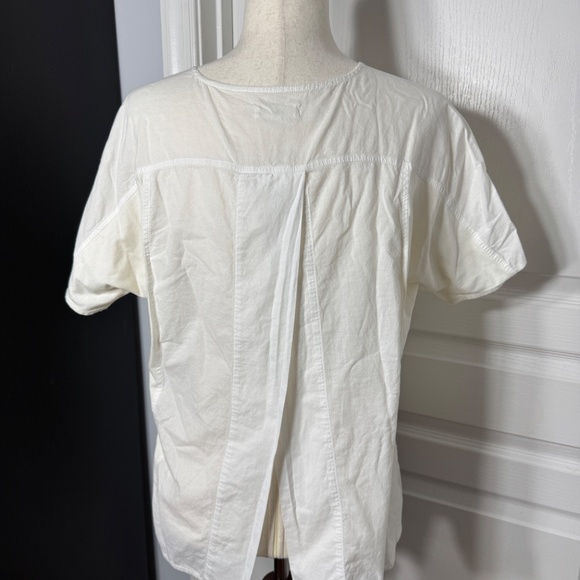 Madewell White/Cream Shirt with Open Back - M - Picture 1 of 2